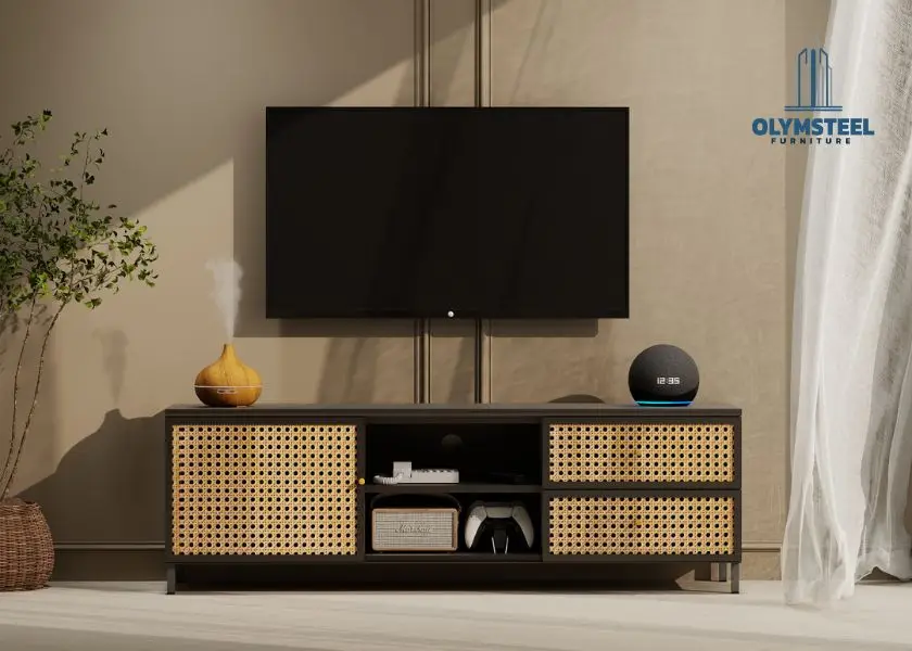 Ganti Rak atau Meja TV Lama di Ruang TV Minimalis Modern